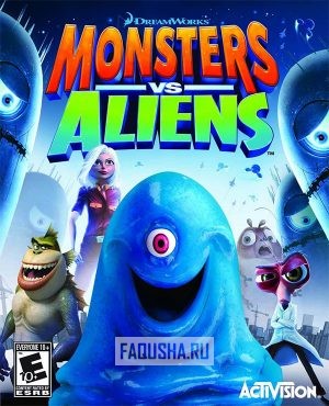 Обложка Monsters vs. Aliens
