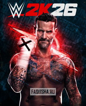 Обложка WWE 2K26
