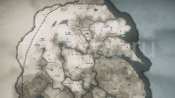 Карта с расположением всех тайн в Йорвикшире в Assassin's Creed Valhalla
