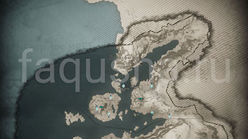 Карта с расположением всех тайн в Хордафюльке в Assassin's Creed Valhalla