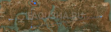 Карта задания "Гвинт: веленские игроки" в "Ведьмаке 3"