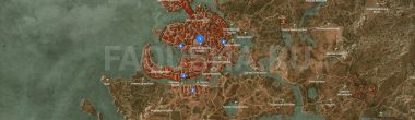 Карта задания "Кулаки ярости: Новиград" в "Ведьмаке 3"